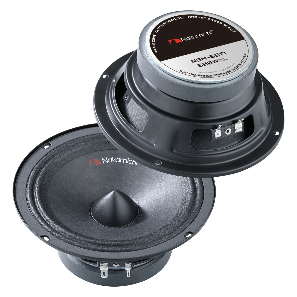 Nakamichi 6.5" MidRange Coaxial Speaker 500W NSM617 Nakamichi SA