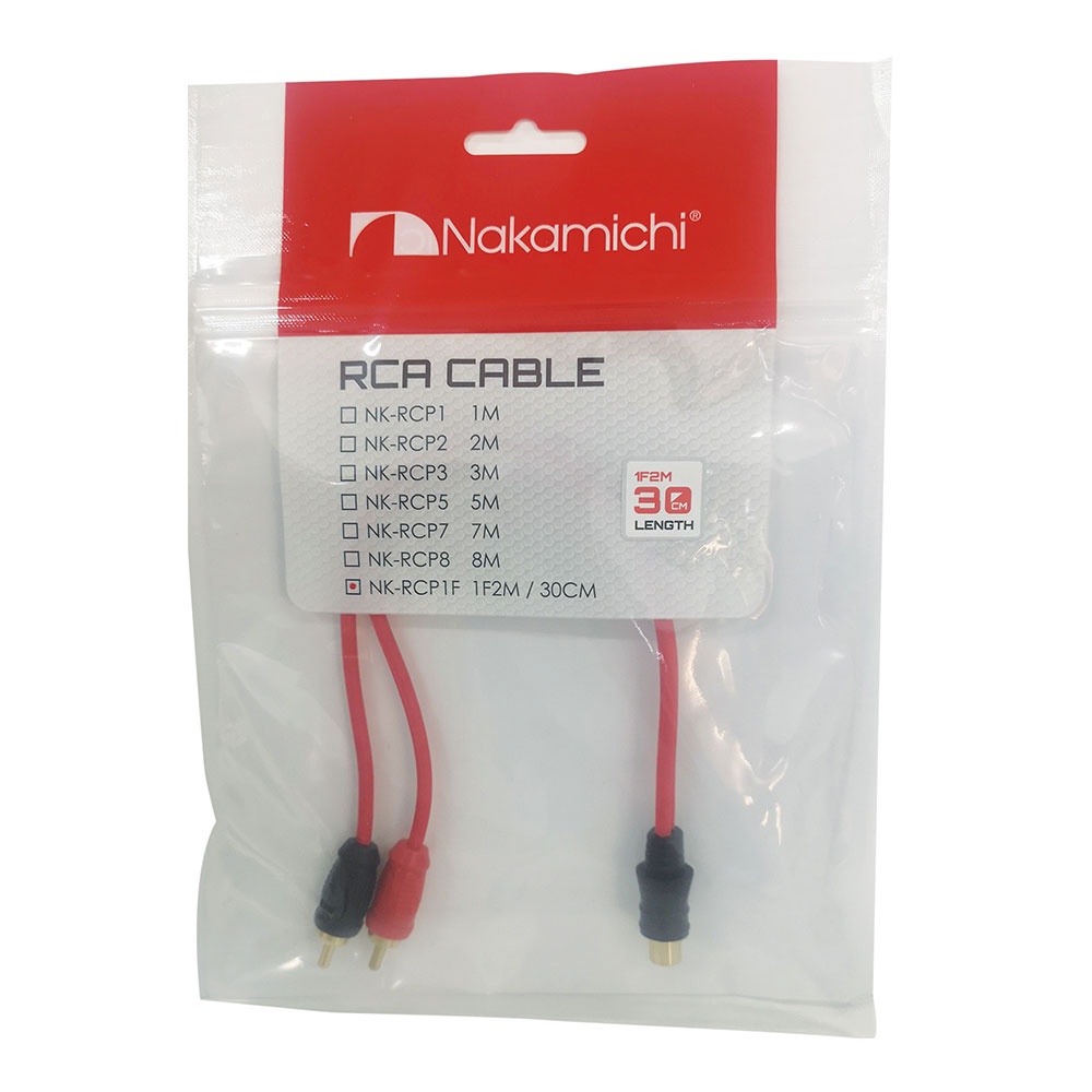 Cable Rca Nakamichi 1 Metro Ofc Flexible Profesional